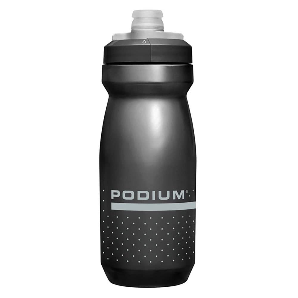 CamelBak Podium Bike Squeeze Water Bottle Carbon, 21oz