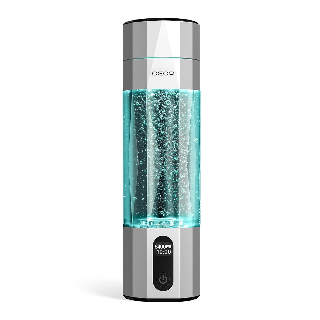 Upgrade Hydrogen Water Bottle - 6400PPB Hydrogen Water Generator, SPE/PEM Certified, 7oz Portable Hydro Water Machine, Perfect for Gym/Travel/Office & Gifts for Friends/Family