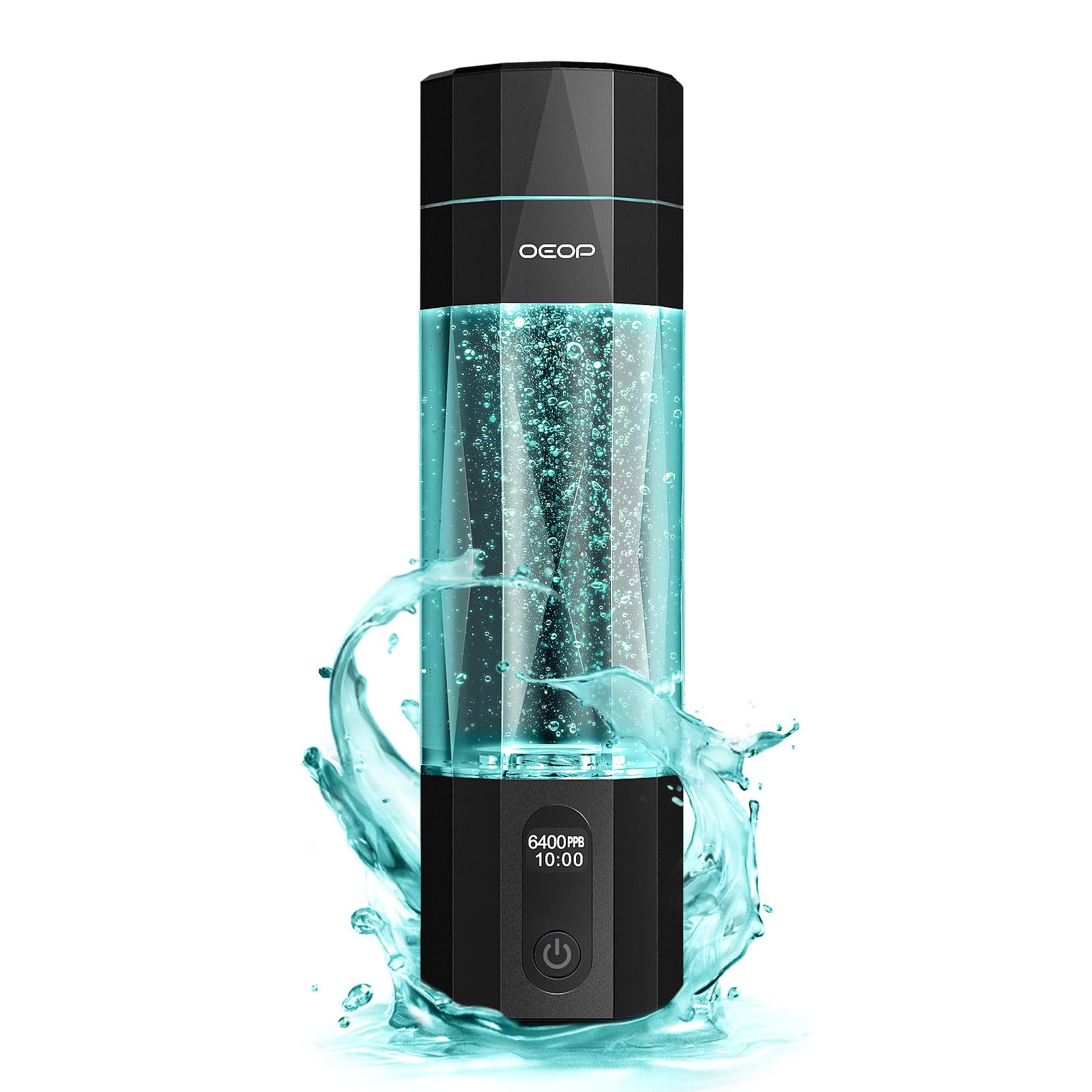 Upgrade Hydrogen Water Bottle - 6400PPB Hydrogen Water Generator, SPE/PEM Certified, 7oz Portable Hydro Water Machine, Perfect for Gym/Travel/Office & Gifts for Friends/Family
