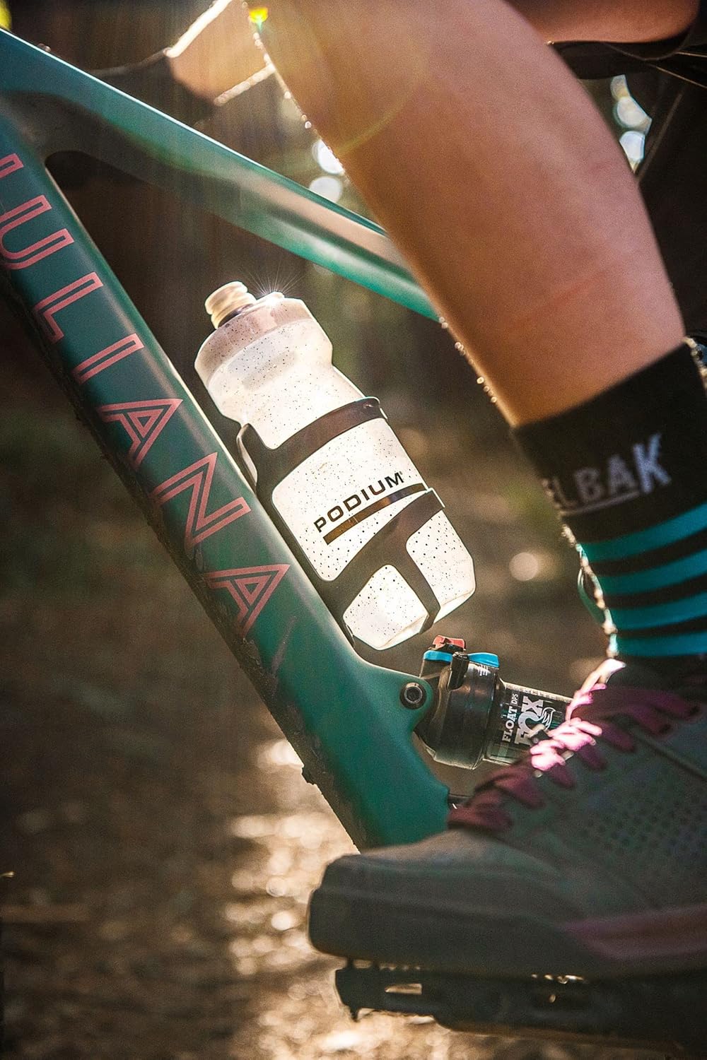CamelBak Podium Bike Squeeze Water Bottle Carbon, 21oz